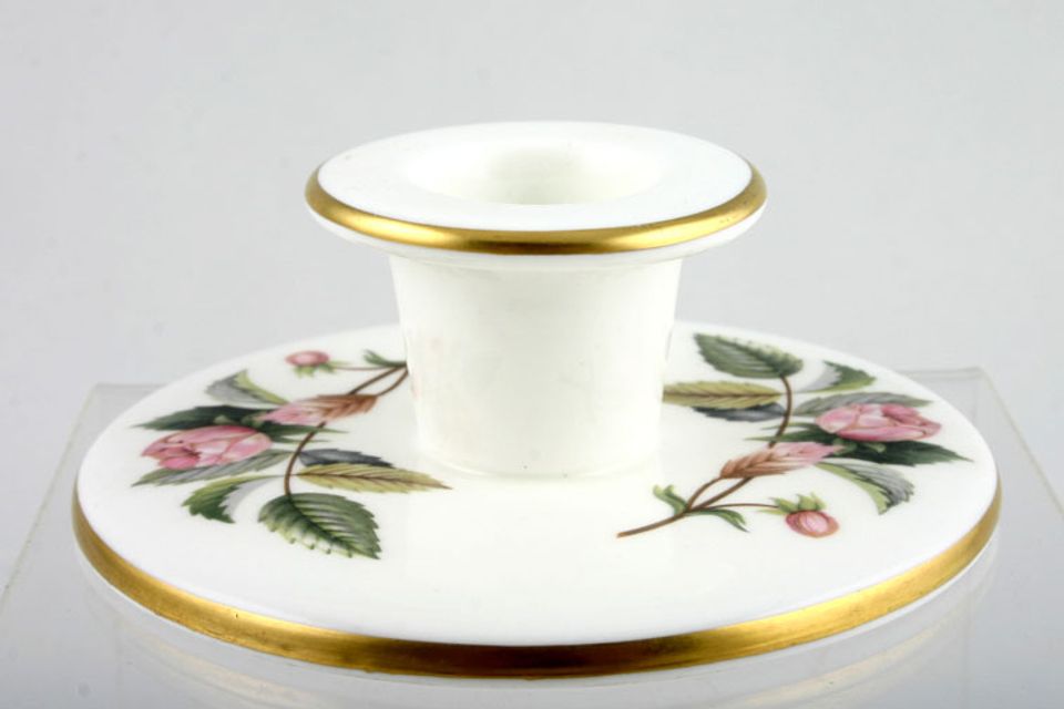 Wedgwood Hathaway Rose Candlestick Banquet 1 1/2"
