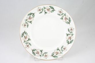 Sell Crown Staffordshire Christmas Roses - Plain Edge Breakfast / Lunch Plate 9 1/4"