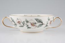 Crown Staffordshire Christmas Roses - Plain Edge Soup Cup Continuous Pattern thumb 2