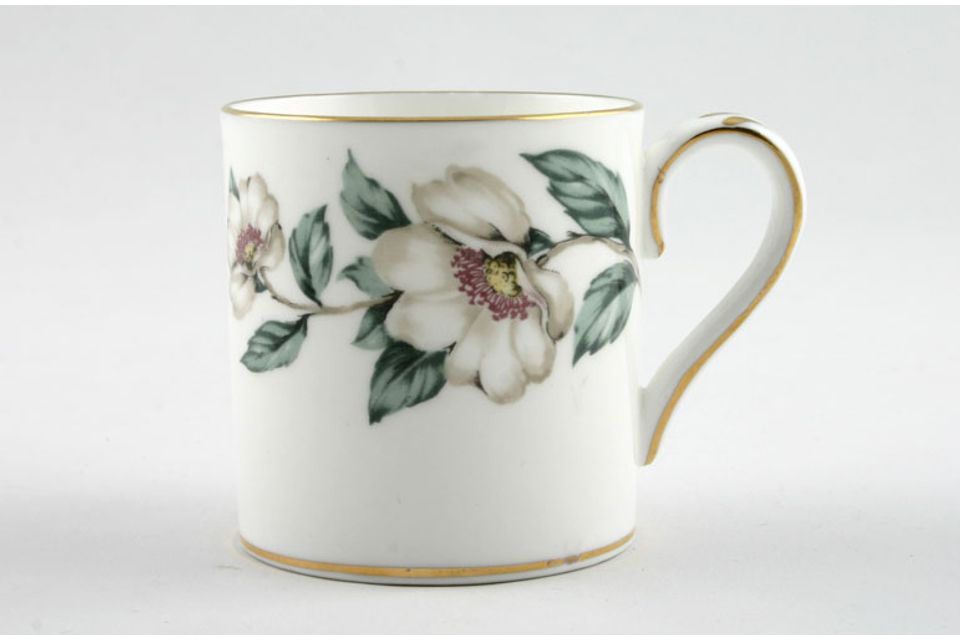 Crown Staffordshire Christmas Roses - Plain Edge Coffee/Espresso Can Fits 5" Saucer 2 1/4" x 2 3/8"