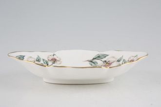 Sell Crown Staffordshire Christmas Roses - Plain Edge Dish (Giftware) Shallow, Leaf-shaped 6 3/4"
