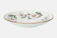 Crown Staffordshire Christmas Roses - Plain Edge Tea Saucer 2" well Fits Leigh and Bell shape 5 5/8" thumb 2