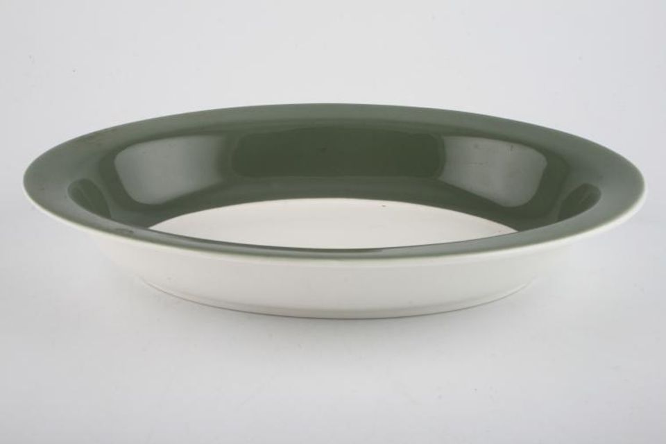 Wedgwood Asia - Green - No Pattern Vegetable Dish (Open) 10"