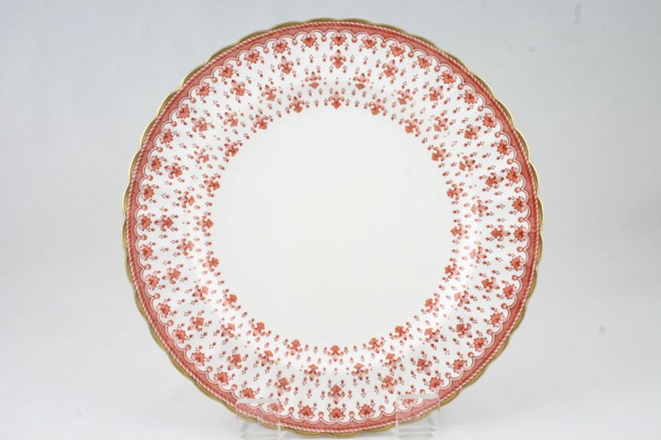 Spode Fleur de Lys - Red Dinner Plate 10 3/4"