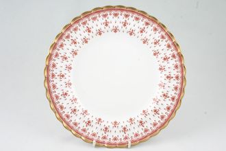 Spode Fleur de Lys - Red Breakfast / Lunch Plate 9 1/4"