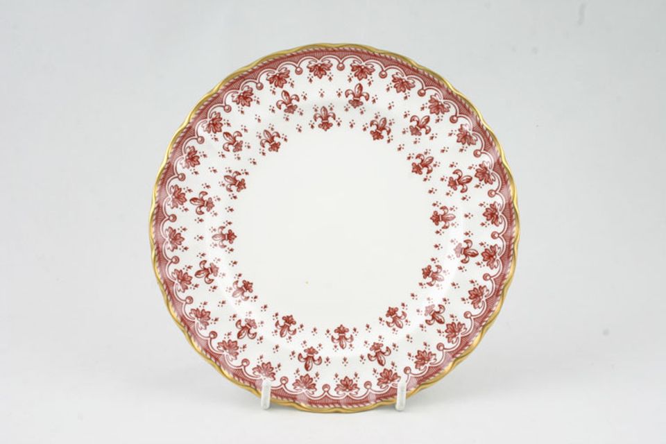 Spode Fleur de Lys - Red Tea / Side Plate 7"