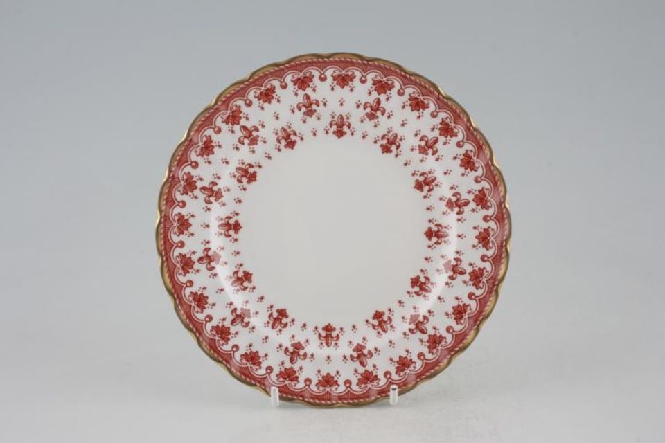 Spode Fleur de Lys - Red Tea / Side Plate 6 1/4"