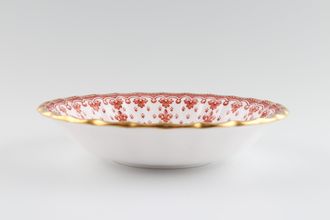 Spode Fleur de Lys - Red Soup / Cereal Bowl 6 1/4"