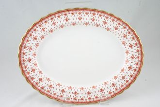 Sell Spode Fleur de Lys - Red Oval Platter 12 1/2"