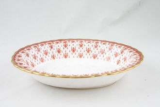 Sell Spode Fleur de Lys - Red Vegetable Dish (Open) Oval 9 3/4"