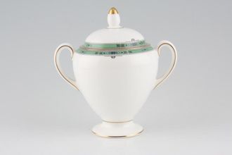 Wedgwood Jade Sugar Bowl - Lidded (Tea) Tall - Globe shape