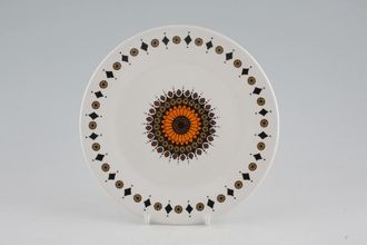 Meakin Inca - Orange + Brown Tea / Side Plate 7"