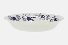 Meakin Blue Nordic Vegetable Dish (Open) Oval 8 3/4" thumb 1