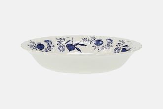 Meakin Blue Nordic Vegetable Dish (Open) Oval 8 3/4"