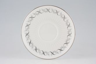 Wedgwood Fairmont, Grey Leaves & Ribbons Soup Cup Saucer