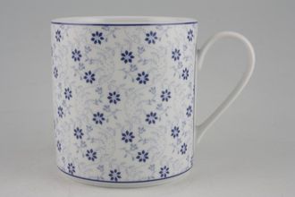 Sell Laura Ashley Sally Mug white with blue flowers 3 1/4" x 3 1/2"