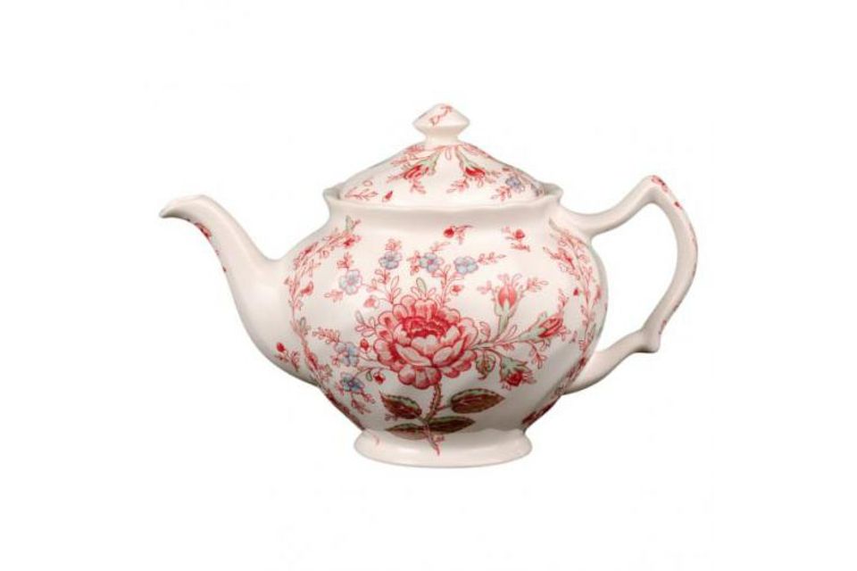 Johnson Brothers Rose Chintz - Pink Teapot 1 3/4pt