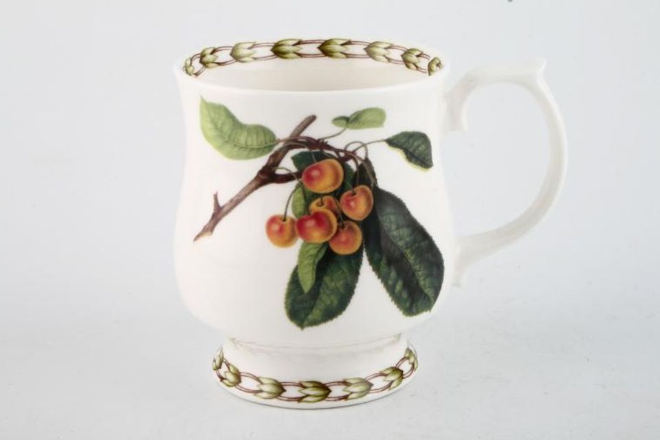 Queens Hookers Fruit Mug Cherries - Craftsman shape 3 1/8" x 3 1/2"