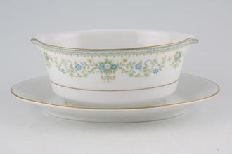 Noritake Spring Meadow Sauce Boat and Stand Fixed
