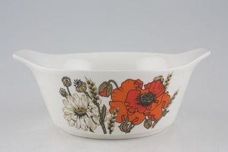 Meakin Poppy - Ridged and Rounded Bases Soup Cup Eared 5 1/2"