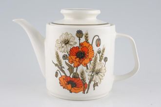 Sell Meakin Poppy - Ridged and Rounded Bases Teapot 2pt