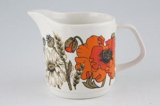 Sell Meakin Poppy - Ridged and Rounded Bases Milk Jug 1/2pt