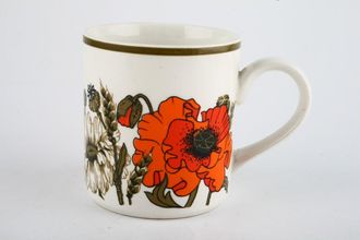 Sell Meakin Poppy - Ridged and Rounded Bases Mug Rounded 3" x 3 1/4"