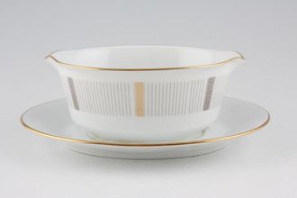 Noritake Humoresque Sauce Boat and Stand Fixed