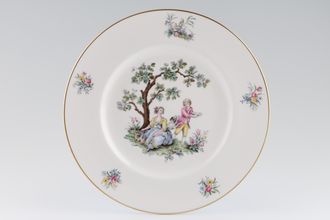 Royal Worcester Watteau Breakfast / Lunch Plate 9 1/4"