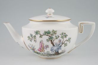 Royal Worcester Watteau Teapot 2pt