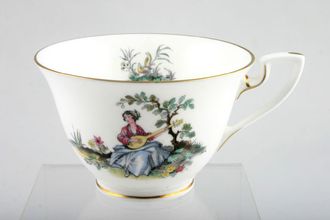 Royal Worcester Watteau Teacup 3 7/8" x 2 1/2"