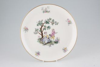 Royal Worcester Watteau Cake Plate Round 9"