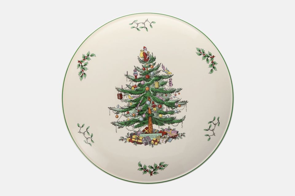 Spode Christmas Tree Gateau Plate 11 1/4"