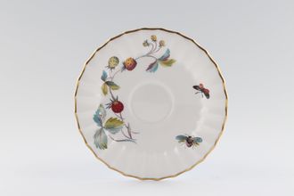 Sell Royal Worcester Strawberry Fair - Fluted Tea Saucer 5 3/4"