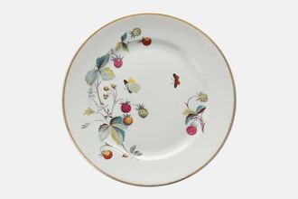Royal Worcester Strawberry Fair - Gold Edge Porcelain Breakfast / Lunch Plate 9 1/2"