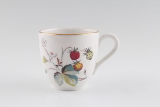 Sell Royal Worcester Strawberry Fair - Gold Edge Porcelain Coffee Cup 2 1/4" x 2 1/8"