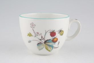 Sell Royal Worcester Strawberry Fair - Green Edge Teacup 3 3/8" x 2 1/2"