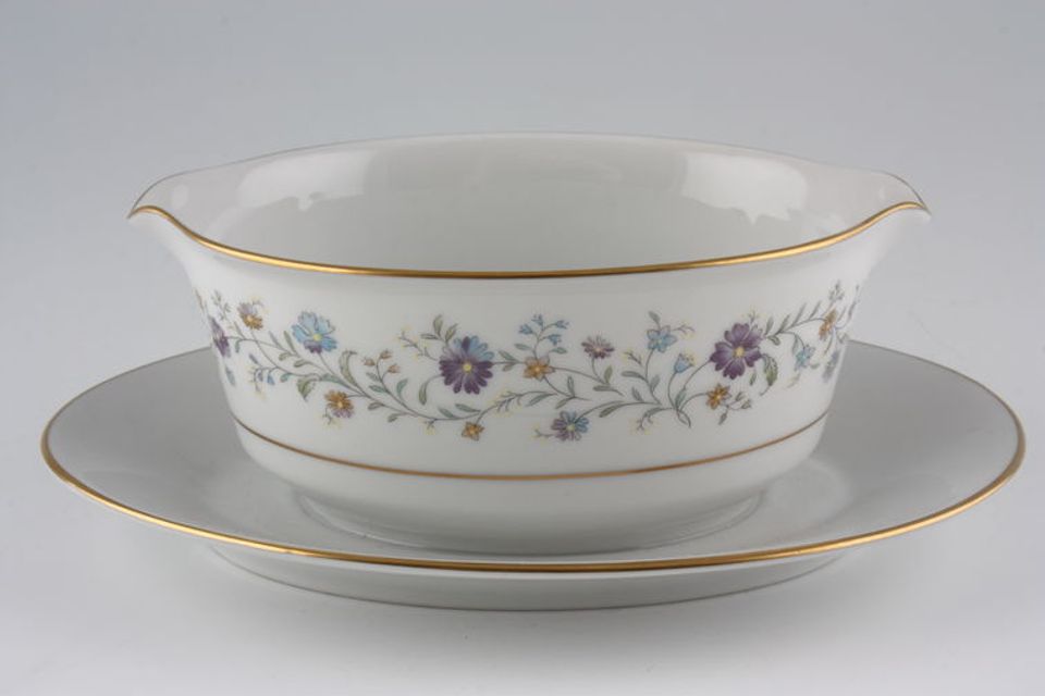 Noritake Longwood Sauce Boat and Stand Fixed