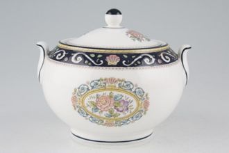 Sell Wedgwood Runnymede - Dark Blue Sugar Bowl - Lidded (Tea)