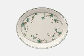 Noritake Trellis Ivy Oval Platter 14"