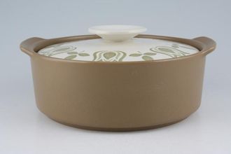 Meakin Tuliptime (Maidstone) Vegetable Tureen with Lid brown gold bases, pattern lid
