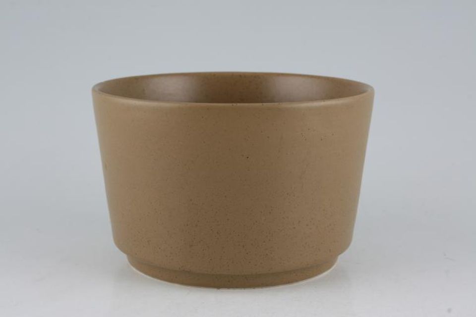 Meakin Tuliptime (Maidstone) Sugar Bowl - Open (Tea) brown gold 4 1/4"