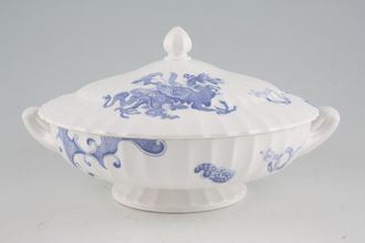Sell Royal Worcester Blue Dragon - No Gold Edge Vegetable Tureen with Lid