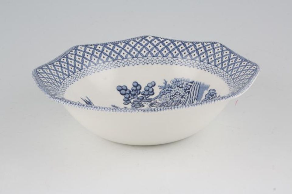 Meakin Willow - Blue Soup / Cereal Bowl 6 1/2"