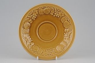 Royal Worcester Orchard - Gold Coffee Saucer 4 7/8"