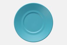 Meakin Elite Soup Cup Saucer plain turquoise 6 3/8" thumb 1