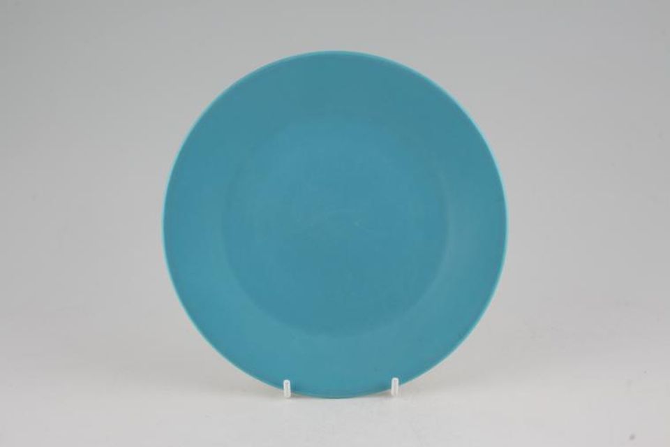 Meakin Elite Sauce Boat Stand plain turquoise 7"