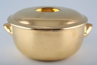 Royal Worcester Gold Lustre Casserole Dish + Lid Round shape 23, size 6 1 1/2pt