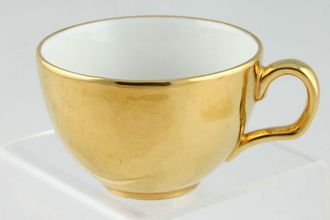 Royal Worcester Gold Lustre Teacup Gold rim 3 3/8" x 2 1/4"