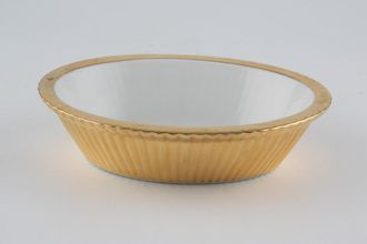 Sell Royal Worcester Gold Lustre - Fluted Vegetable Dish (Open) Shape 43. Size 5 7 1/4"